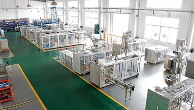 Finished machine area