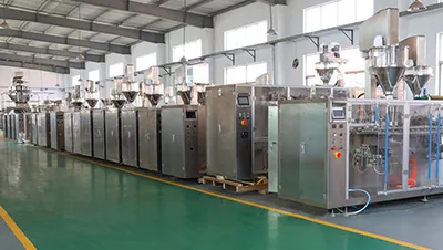 Finished machine area