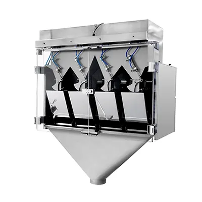 Linear weigher (volumetric cup or linear dosing system)