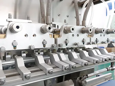 Gripper system, product hopper, conveyor system, filling unit