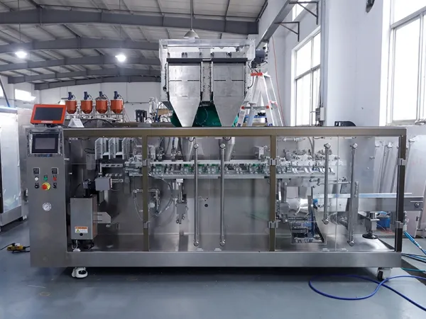 Premade Pouch Packaging Machine, 2-Nozzle Filling