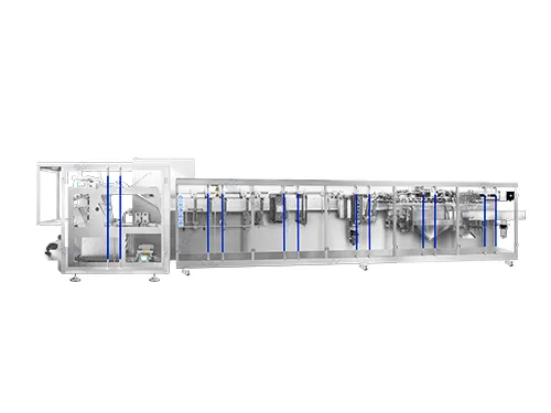 Spouted Stand-Up Pouch HFFS Packaging Machine, 2-Nozzle Filling