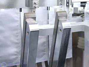 Servo Driven Rollstock Spouted Pouch Packaging Machine, 2-Nozzle Filling