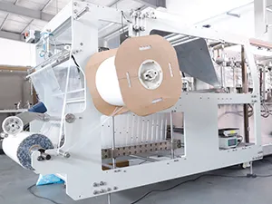 Servo Driven Rollstock Zipper Pouch Packaging Machine, 2-Nozzle Filling