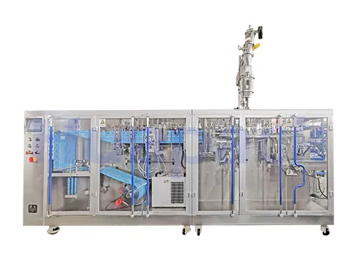 Flat Pouch HFFS Packaging Machine, 2-Nozzle Filling