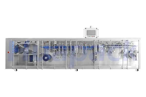 Rollstock Shaped Pouch Packaging Machine, 2-Nozzle Filling