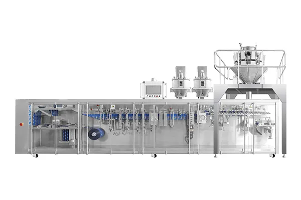 Rollstock Shaped Pouch Packaging Machine, 1-Nozzle Filling