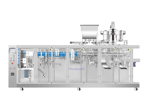 Zipper Pouch HFFS Packaging Machine, 2-Nozzle Filling