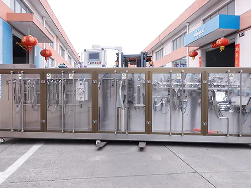 Servo Driven Rollstock Zipper Pouch Packaging Machine (2-Nozzle Filling)